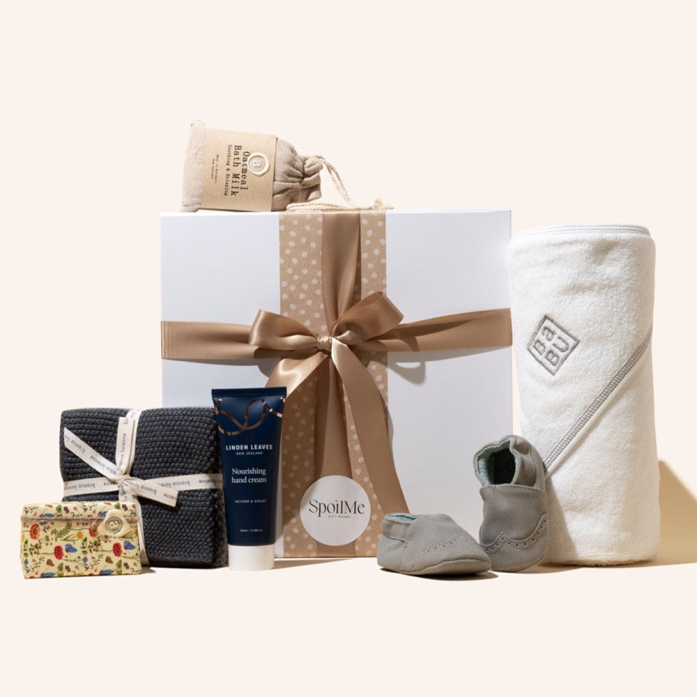 Baby bath time grey GIFT BOX